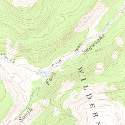 United States Geological Survey Mesa Mountain, CO (1967, 24000-Scale) digital map
