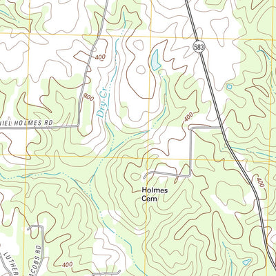 United States Geological Survey Mesa, MS (2012, 24000-Scale) digital map