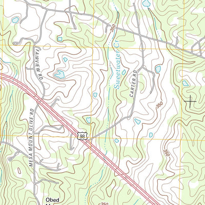 United States Geological Survey Mesa, MS (2012, 24000-Scale) digital map