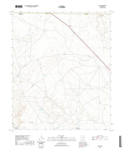 United States Geological Survey Mesa, NM (2020, 24000-Scale) digital map