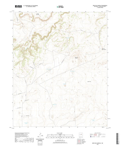 United States Geological Survey Mesa Palo Amarillo, NM (2020, 24000-Scale) digital map
