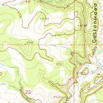 United States Geological Survey Mesa Parada, AZ-NM (1971, 24000-Scale) digital map