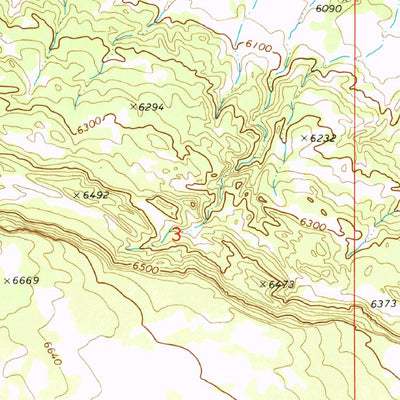 United States Geological Survey Mesa Parada NW, AZ (1971, 24000-Scale) digital map