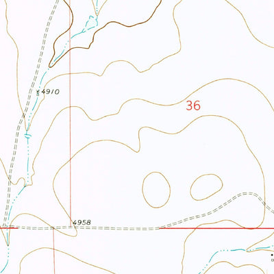 United States Geological Survey Mesa Pino, NM (1972, 24000-Scale) digital map