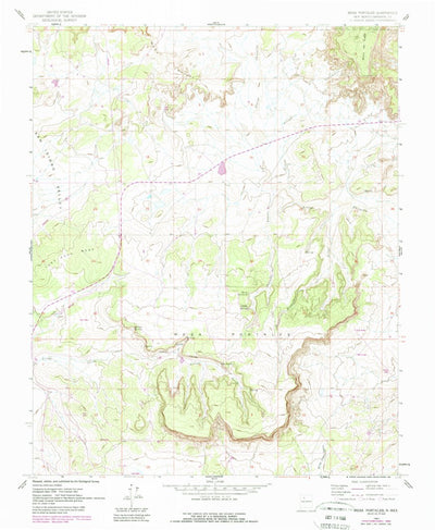 United States Geological Survey Mesa Portales, NM (1961, 24000-Scale) digital map