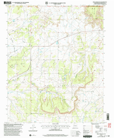 United States Geological Survey Mesa Portales, NM (2002, 24000-Scale) digital map
