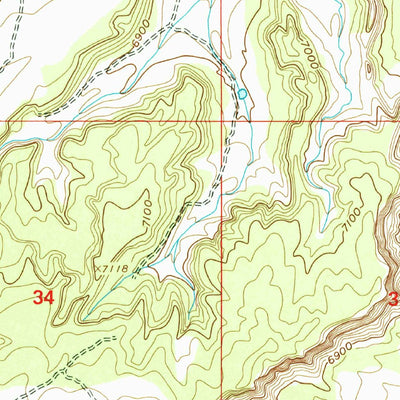 United States Geological Survey Mesa Portales, NM (2002, 24000-Scale) digital map
