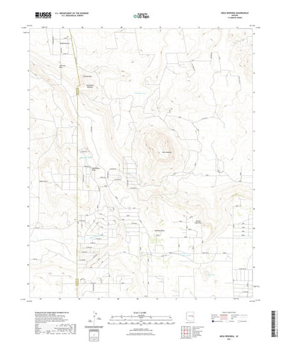 United States Geological Survey Mesa Redonda, AZ (2021, 24000-Scale) digital map