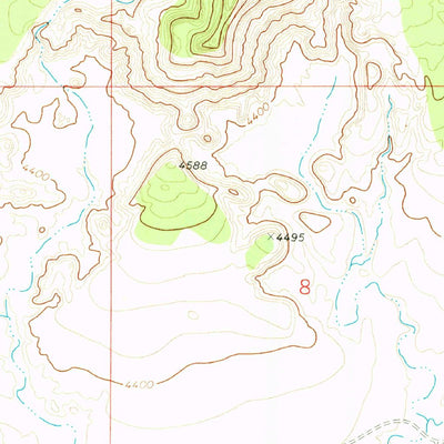 United States Geological Survey Mesa Redonda, NM (1971, 24000-Scale) digital map