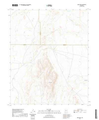 United States Geological Survey Mesa Sarca, NM (2020, 24000-Scale) digital map