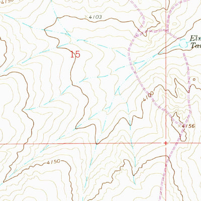 United States Geological Survey Mesa SE, NM (1967, 24000-Scale) digital map