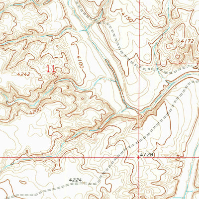 United States Geological Survey Mesa SW, NM (1967, 24000-Scale) digital map