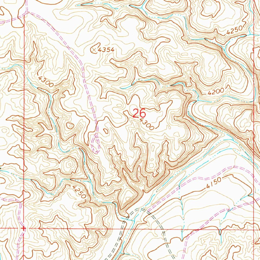 Mesa SW, NM (1967, 24000-Scale) Map by United States Geological Survey ...