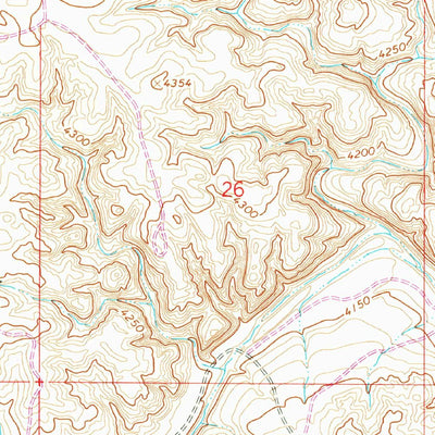 United States Geological Survey Mesa SW, NM (1967, 24000-Scale) digital map