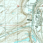 United States Geological Survey Mesa West, WA (1986, 24000-Scale) digital map