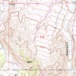 United States Geological Survey Mescal Creek, CA (1956, 24000-Scale) digital map