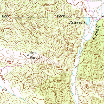 United States Geological Survey Mescal Creek, CA (1956, 24000-Scale) digital map
