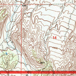 United States Geological Survey Mescal Creek, CA (1995, 24000-Scale) digital map