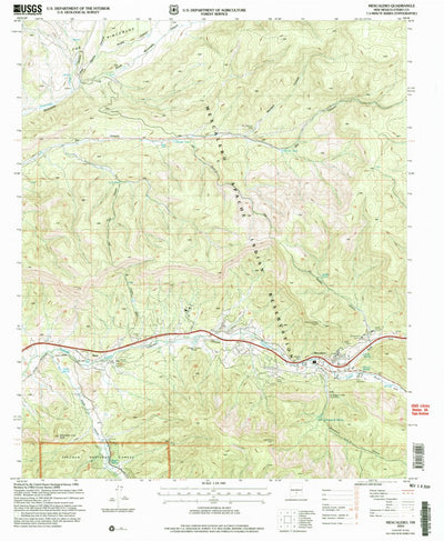 United States Geological Survey Mescalero, NM (2004, 24000-Scale) digital map