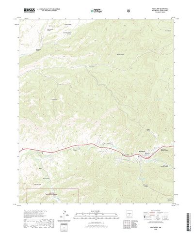 United States Geological Survey Mescalero, NM (2020, 24000-Scale) digital map