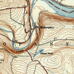 United States Geological Survey Meshoppen, PA (1947, 31680-Scale) digital map