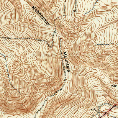 United States Geological Survey Meshoppen, PA (1947, 31680-Scale) digital map