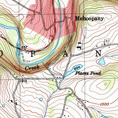United States Geological Survey Meshoppen, PA (1999, 24000-Scale) digital map