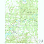 United States Geological Survey Mesick, MI (1987, 24000-Scale) digital map