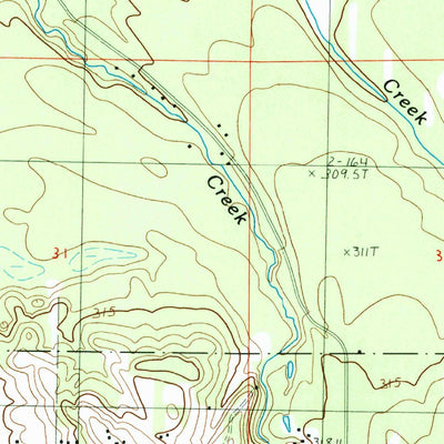 United States Geological Survey Mesick NE, MI (1987, 24000-Scale) digital map