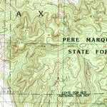 United States Geological Survey Mesick NE, MI (1987, 24000-Scale) digital map