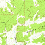 United States Geological Survey Mesita De Yeso, NM (1972, 24000-Scale) digital map