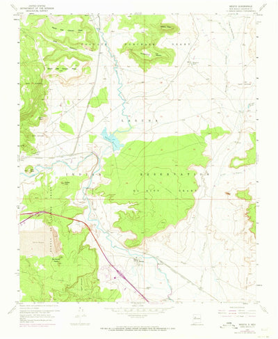 United States Geological Survey Mesita, NM (1957, 24000-Scale) digital map
