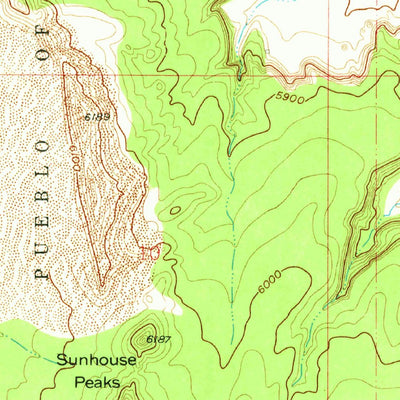 United States Geological Survey Mesita, NM (1957, 24000-Scale) digital map