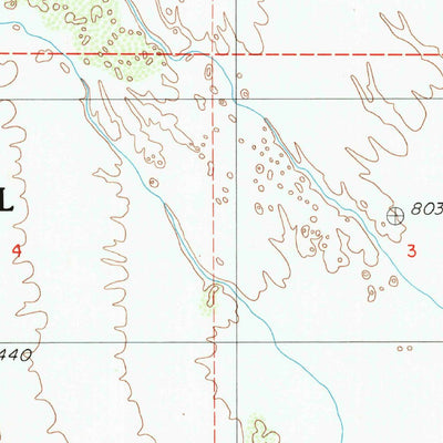 United States Geological Survey Mesquite Flat, CA (1988, 24000-Scale) digital map