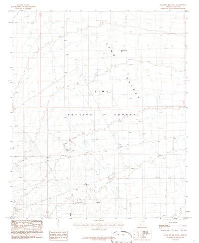 United States Geological Survey Mesquite Jim Well, AZ (1986, 24000-Scale) digital map