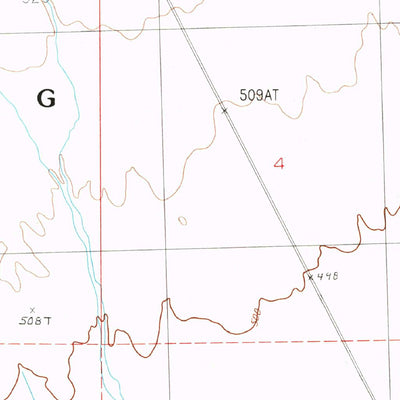 United States Geological Survey Mesquite Jim Well, AZ (1986, 24000-Scale) digital map