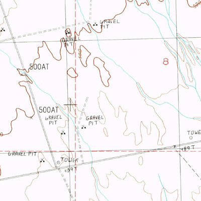 United States Geological Survey Mesquite Jim Well, AZ (1986, 24000-Scale) digital map