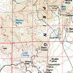 United States Geological Survey Mesquite Lake, CA-NV (1985, 100000-Scale) digital map