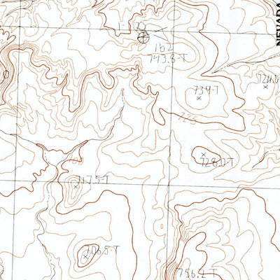 United States Geological Survey Mesquite NE, NV-AZ (1985, 24000-Scale) digital map