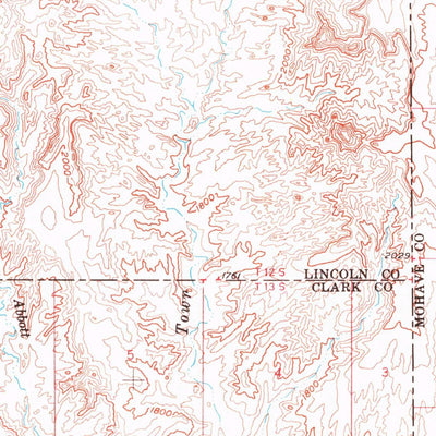 United States Geological Survey Mesquite, NV-AZ (1957, 62500-Scale) digital map
