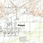 United States Geological Survey Mesquite, NV-AZ (1985, 24000-Scale) digital map