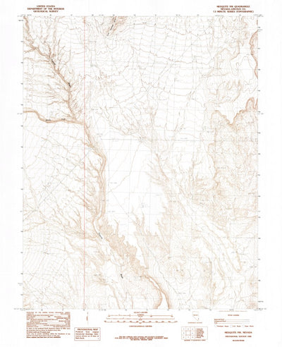 United States Geological Survey Mesquite NW, NV (1985, 24000-Scale) digital map