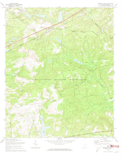 United States Geological Survey Messers Pond, SC (1972, 24000-Scale) digital map