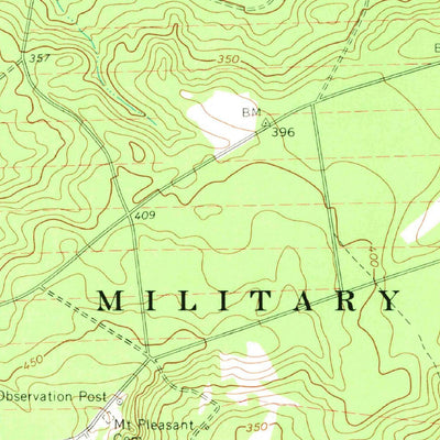 United States Geological Survey Messers Pond, SC (1972, 24000-Scale) digital map
