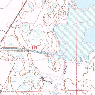 United States Geological Survey Messex, CO (1971, 24000-Scale) digital map