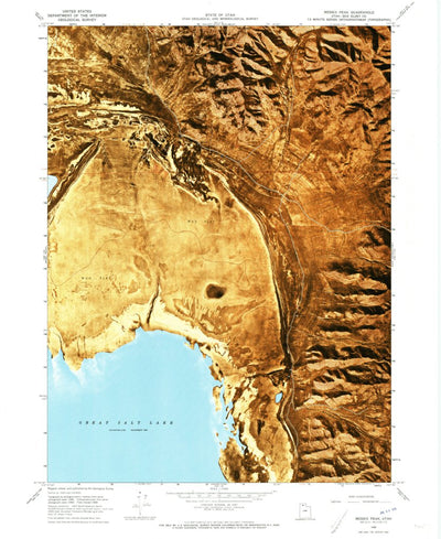 United States Geological Survey Messix Peak, UT (1968, 24000-Scale) digital map
