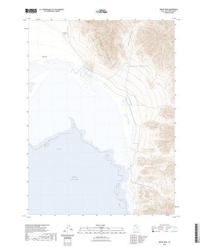 United States Geological Survey Messix Peak, UT (2023, 24000-Scale) digital map