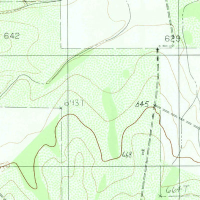 United States Geological Survey Mesteno Creek South, TX (1982, 24000-Scale) digital map