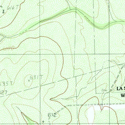 United States Geological Survey Mesteno Creek South, TX (1982, 24000-Scale) digital map