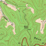 United States Geological Survey Meta, KY (1954, 24000-Scale) digital map
